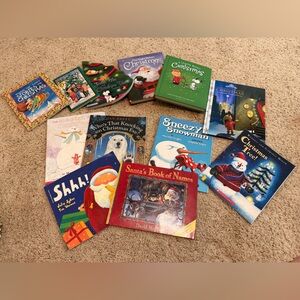Christmas Books BUNDLE 12 total miscellaneous books
